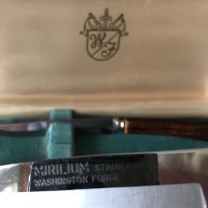 Vintage Washington Forge , 6 pc steak knife set.